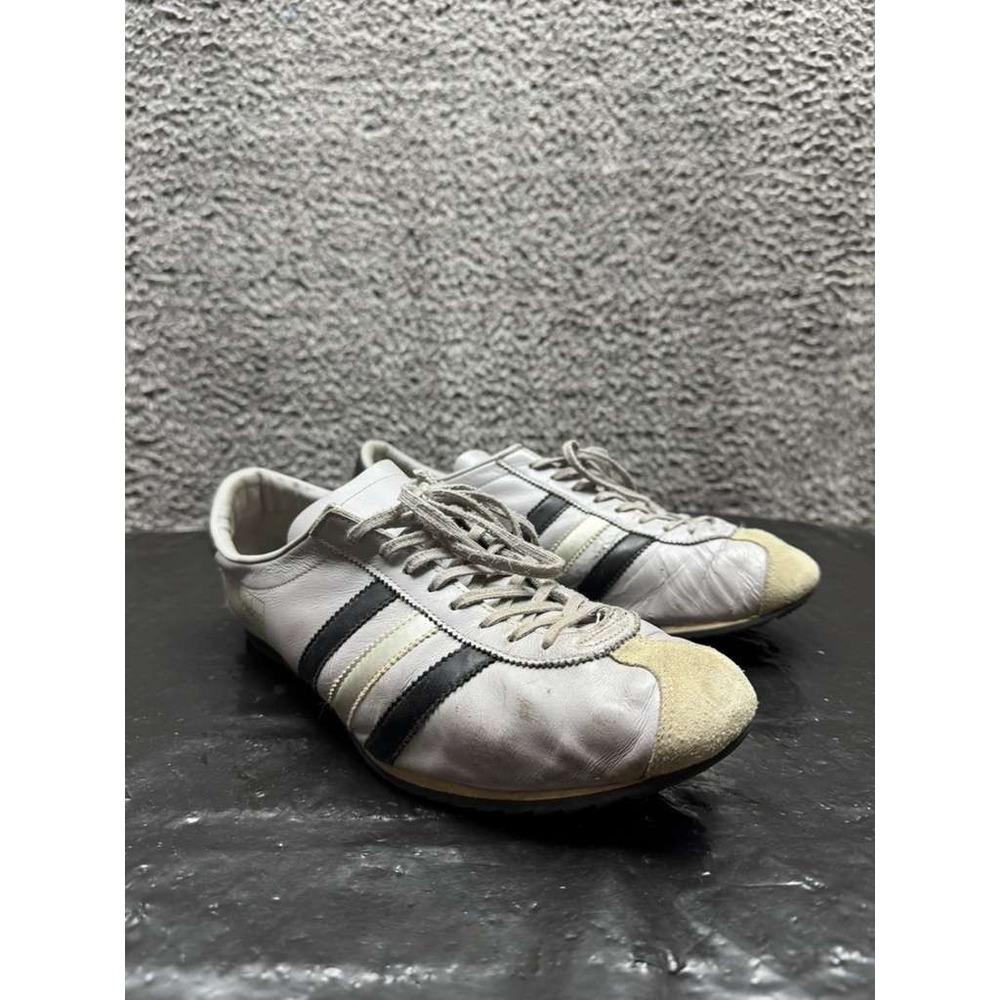 Vintage Adidas Antelope Lace Up Leather Trainers White 547853 Mens Size 10 US